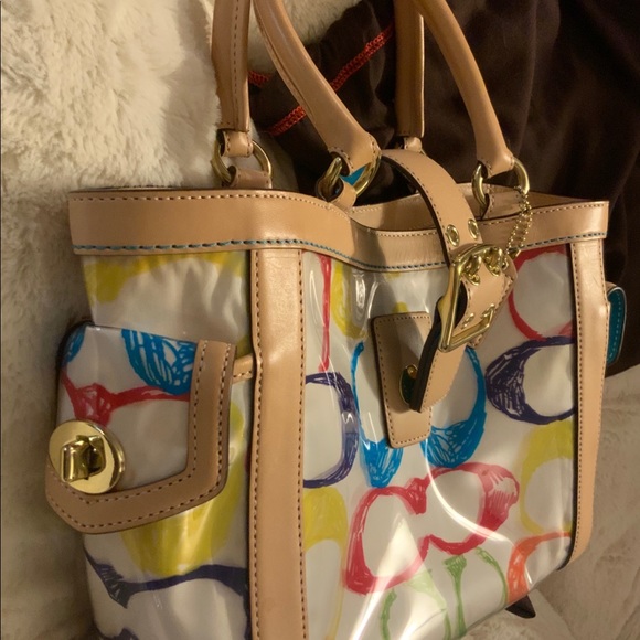 NWOT Coach Vintage Scribble Bag - Picture 3 of 7